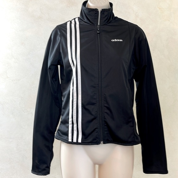 ADIDAS 3-PIECE BLACK & WHITE TRACK SUIT - Picture 2 of 10